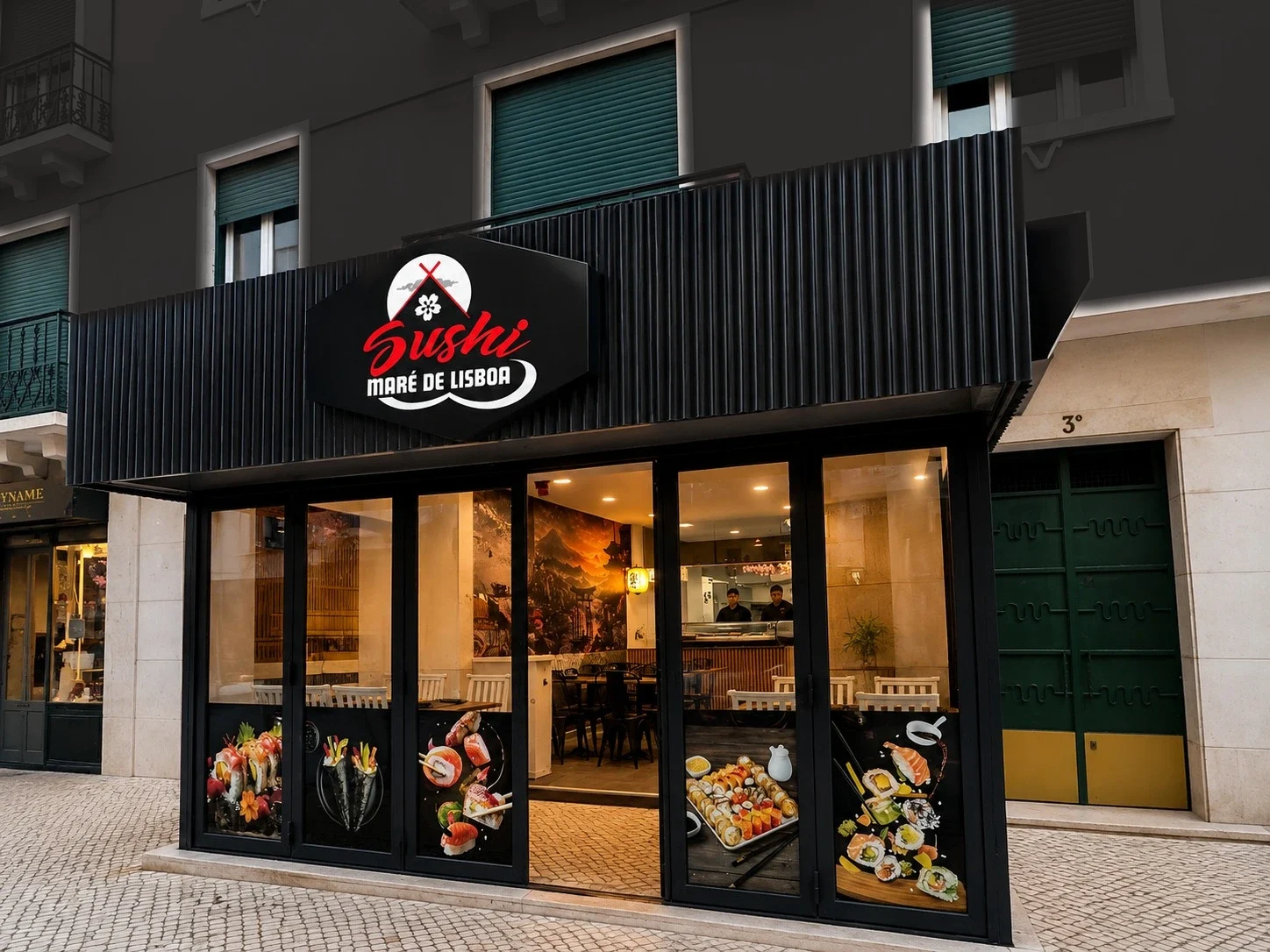 The storefront of Maré de Lisboa on Rua Andrade Corvo